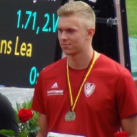 DM U18/U20 in Mönchengladbach: Jan Vasco Bringmann mit Bronze