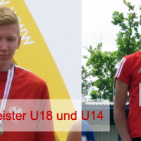 Dominik Wache und Marcel Masso Despaigne Landessieger U18 / U14