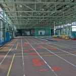 Halle02_big Seit 1968 bereiten sich hier Leichtathleten in den Wintermonaten auf die Saison vor. Foto: Fugmann