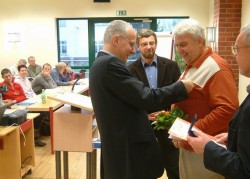 Ehrung für LCC-Manager Günter Sägebrecht