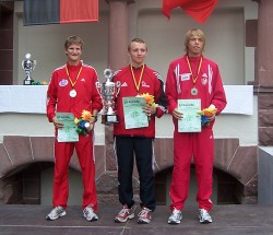 Halbmarathon Bronze für Christian Schrutek (re.)
