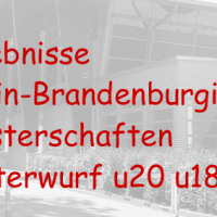 Berlin-Brandenburgische Hallenmeisterschaften am 16.01.2016 in Berlin